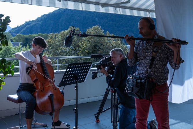 Michele Martignoni, profite de son weekend au Tessin pour apprivoiser Mahler. 