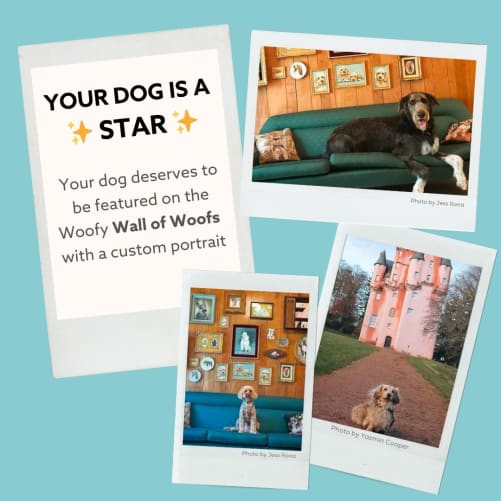 Your dog on the Woofy Hall of Woofs! / Votre chien sur le mur Woofy Hall of Woofs!