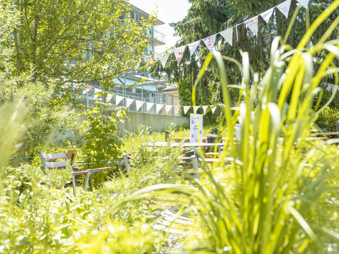 Pop-Up-Biergarten bei der Brauerei. Ab Frühling 2024 fix!