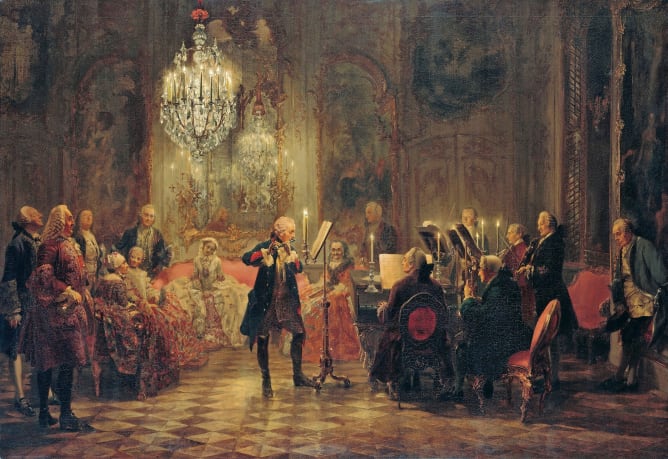 Wunderschöne Flötenmusik von Sanssouci