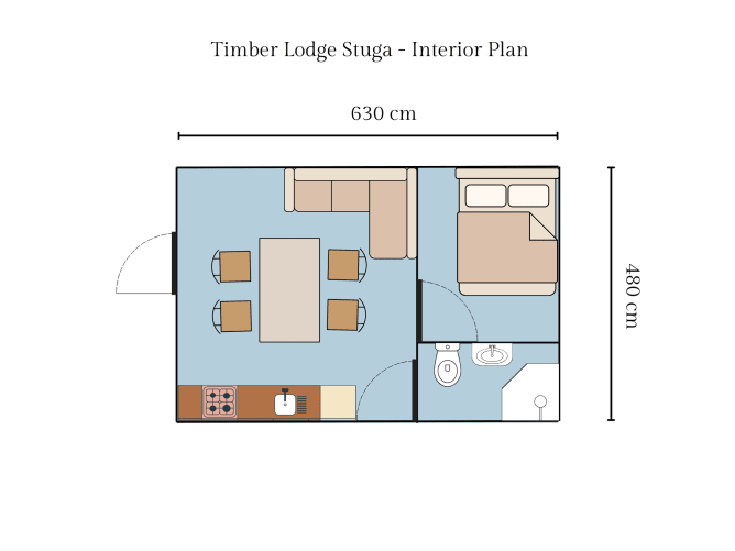 Aménagement intérieur Stuga