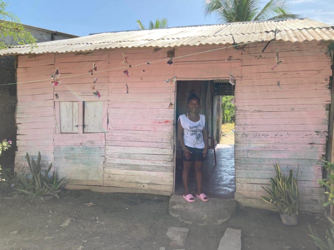 Eleyda's home in rural Colombia