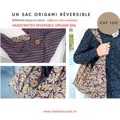 Sac Origami réversible