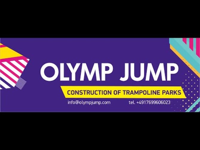 Trampolin-Park Olymp Jump  Präsentation Video mit Drone.