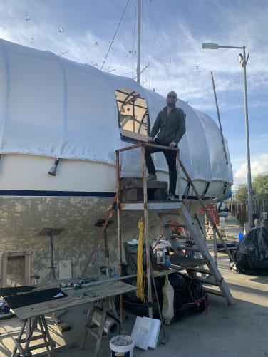 Un bateau sous une tente ! (Novembre 23)