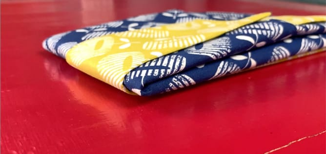 für die ersten 100 Abonnenten ein Furoshiki made in Japan