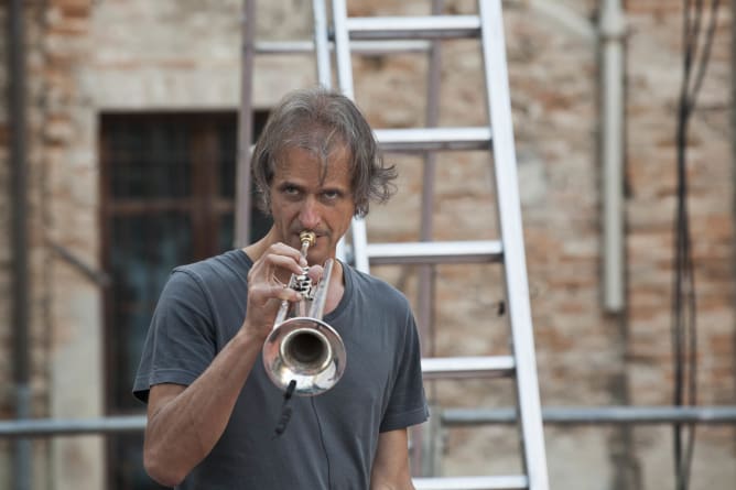 Markus Stockhausen, Rimini 2014, Foto: Roberto Masotti