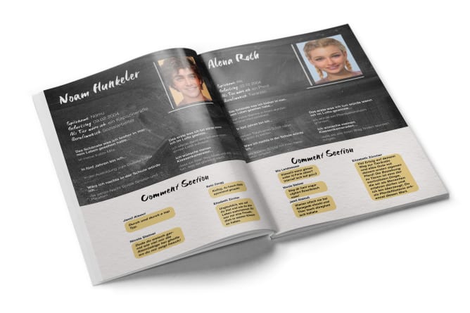 Schülersteckbriefseite