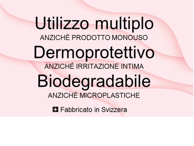 Utilizzo multiplo + Dermoprotettivo + Biodegradabile 