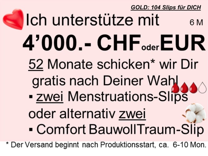 GOLD:  104 Slips nach Deiner Wahl für DICH