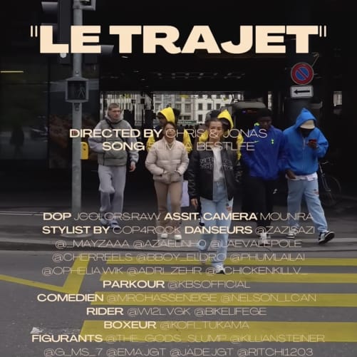 «Le Trajet» : notre premier vrai concept vidéo. 🎥