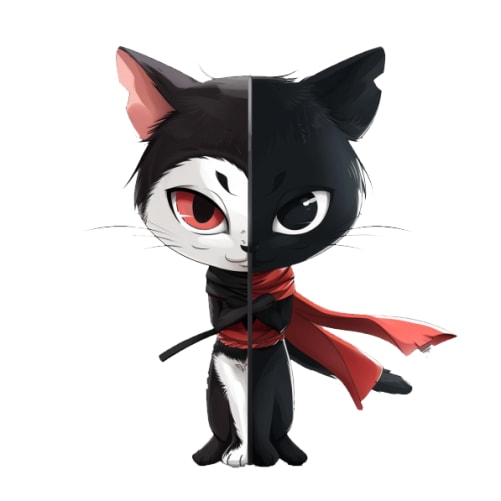 Lucifer Neko, die hinterhältige Katze.