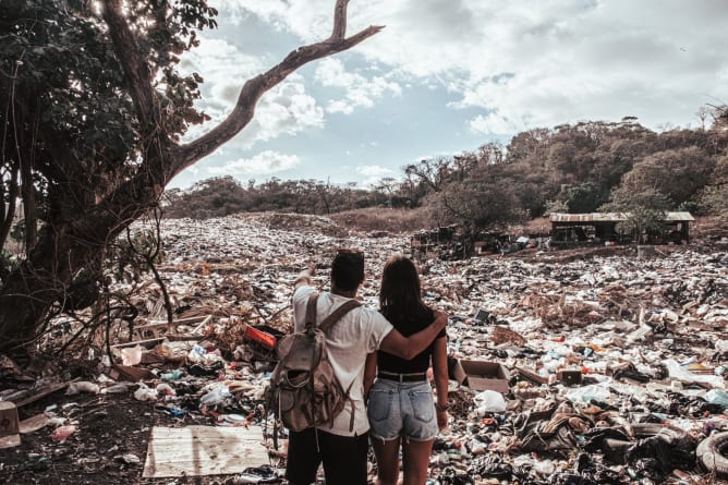 Umweltverschmutzung durch fehlende Entsorgungsmöglichkeiten in Nicaragua