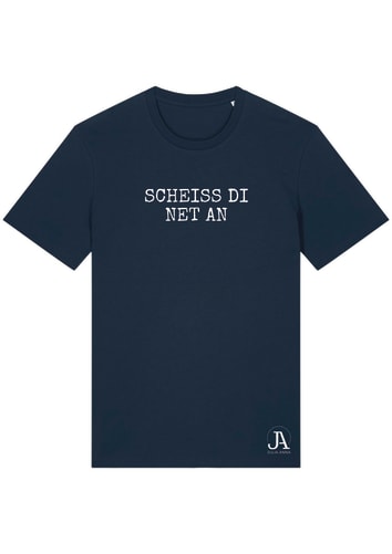 «Scheiß di net an» T-Shirt (french navy)