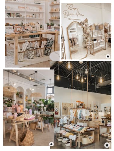 Moodbord pour future boutique-atelier