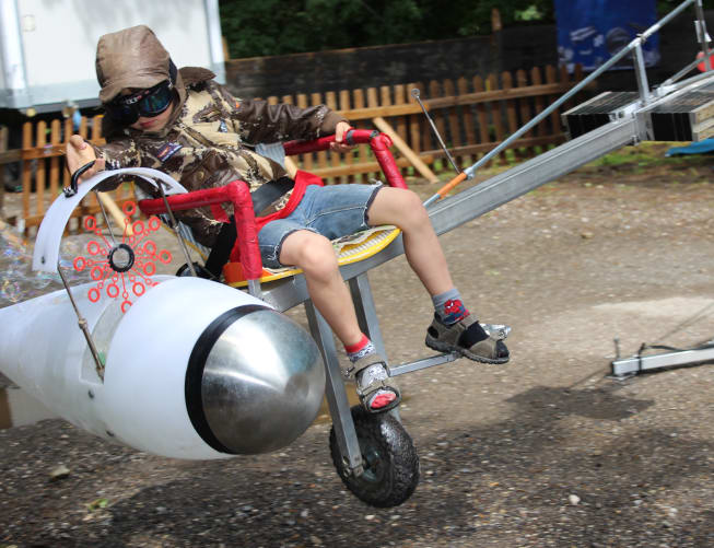 L'astro-avion de précision en action!