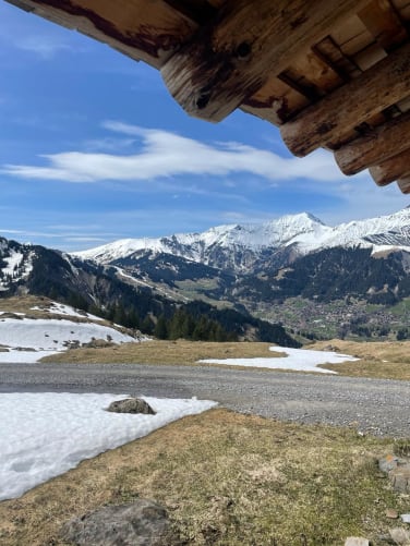 Aussicht auf Adelboden