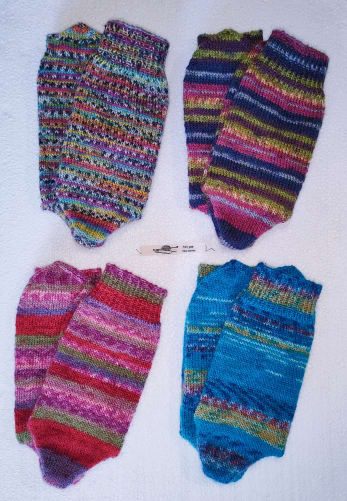 Chaussettes maison tricotées par Marianne