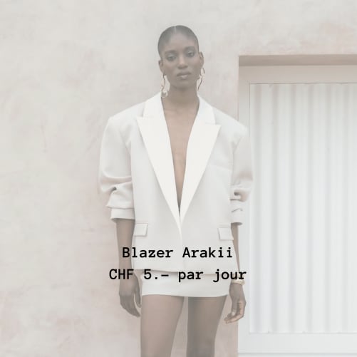 Prix par jour pour un blazer Arakii