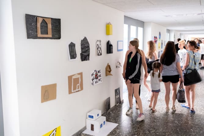 Ausstellung des Malereiworkshops