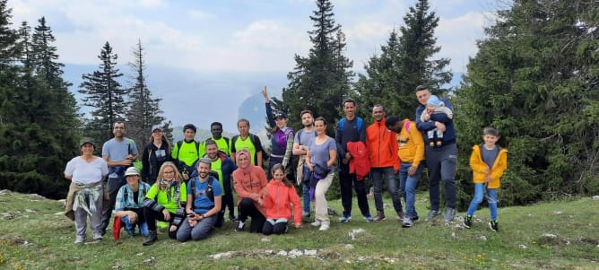 Les randonnées en montagne sont toujours un highlight de l'année
