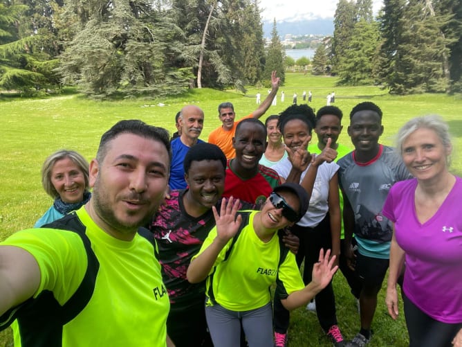 Entrainements du samedi - course à pied - photo de groupe