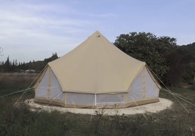 Tent: SIBLEY 700 PROTECH QUAD DOOR, Quelle: https://www.canvascamp.com/de