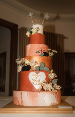 Gâteau de mariage sur mesure 
