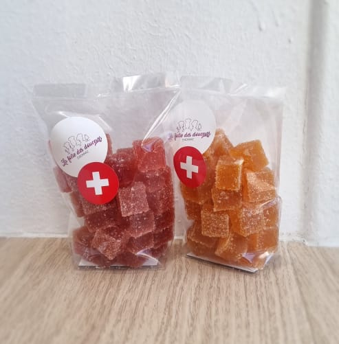 nos pâtes de fruits du Valais 
