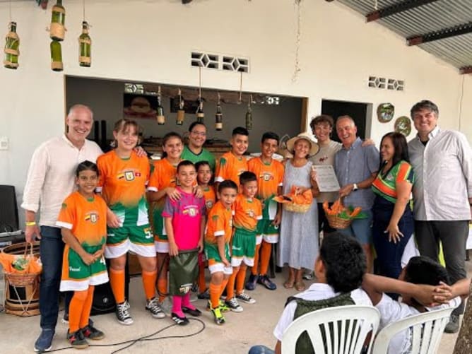 Kinderfussball in Kolumbien - Der Abschluss