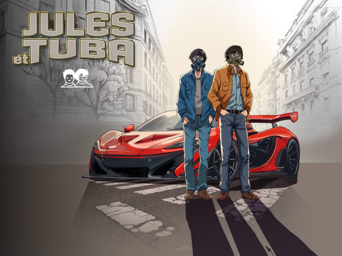 Jules et Tuba illustrés par Céline Simoni