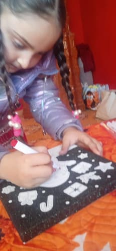 Weihnachtsaktivität in der Schule