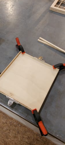 at the gluing table