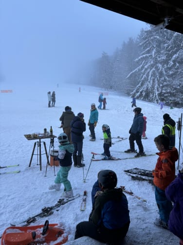 Brouillard mais ski quand même !