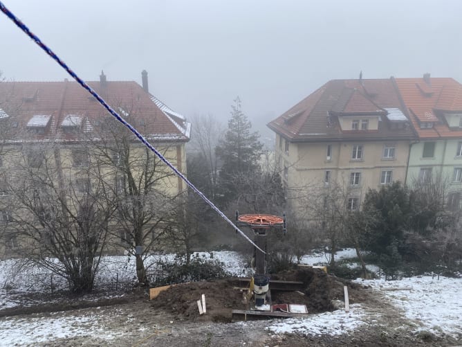 Die Talstation an der langen Leine