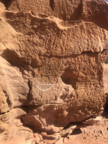 Signature engraved in rock/ Egypt