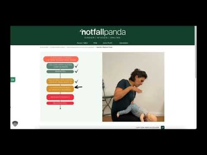 Teaser Online-Kinderntofallkurs Notfallpanda