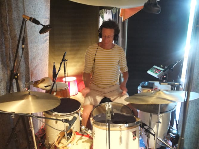 Samuel Baur im Studio
