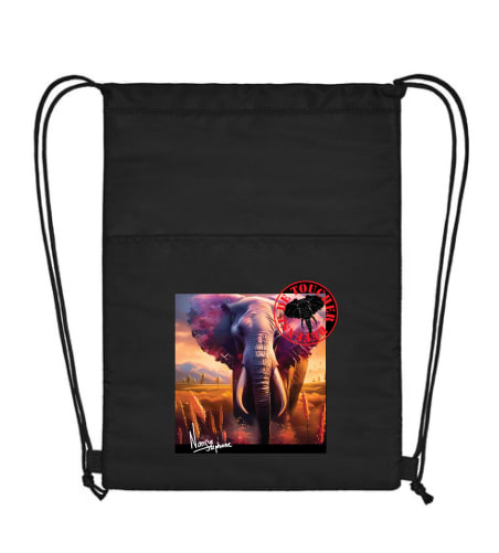 Le sac isotherme avec le Logo *Défense de Toucher«+ annotation »Membre Fondateur"
