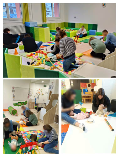 Atelier de psychomotricité 6-12 mois