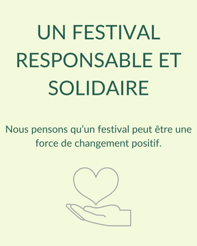 Festival responsable et solidaire