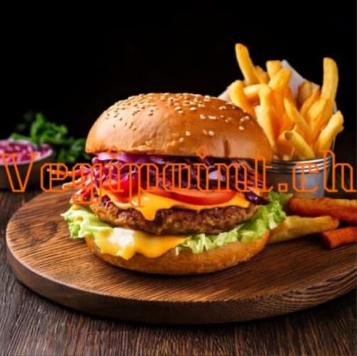 Vegipoint Burger / Beilage: Pommes (5 Sorten)