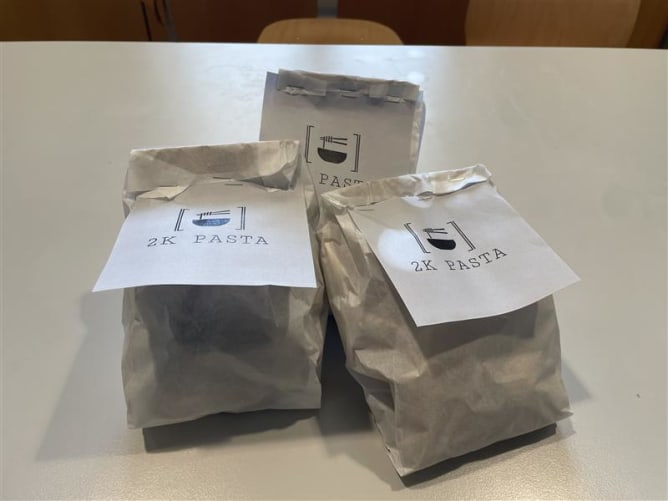 Endprodukt von der Pasta
