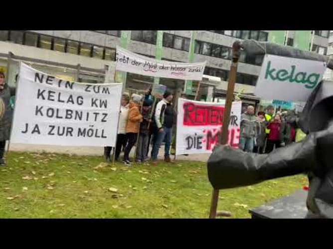 Demonstration in Klagenfurt am 13.Dez. 2024