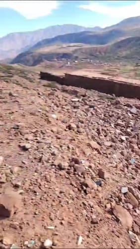 Le terrain où l'école pourrait être reconstruite