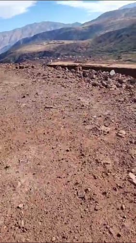 Le terrain où l'école pourrait être reconstruite
