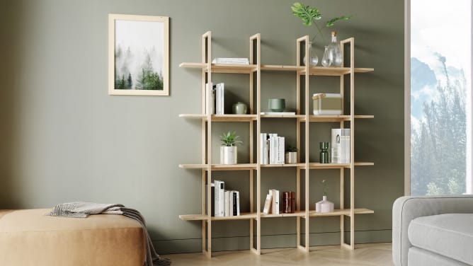 2 Signature - pine shelves