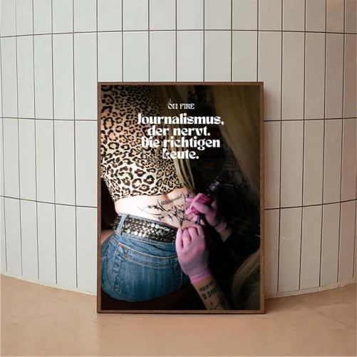 Wie hot kann ein Poster sein? Ja. / Fotografiert von Nadine Reichmuth