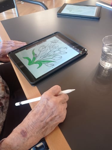 WhyNot beim iPad Digital malen