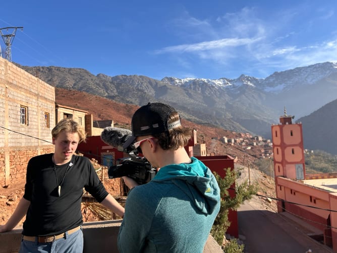 Behind the scenes!